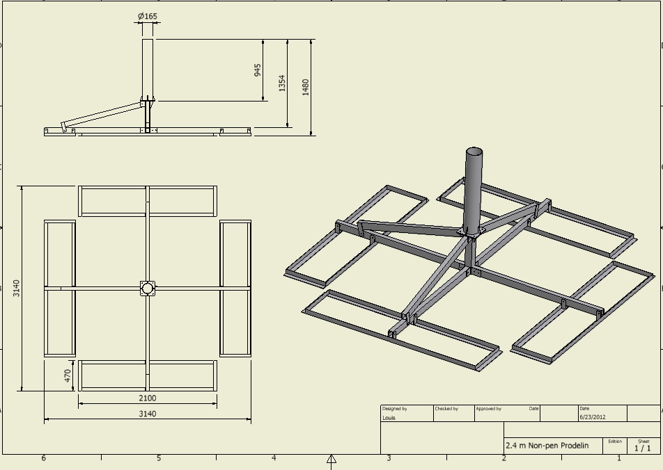 2.4m Non-Pen Mount